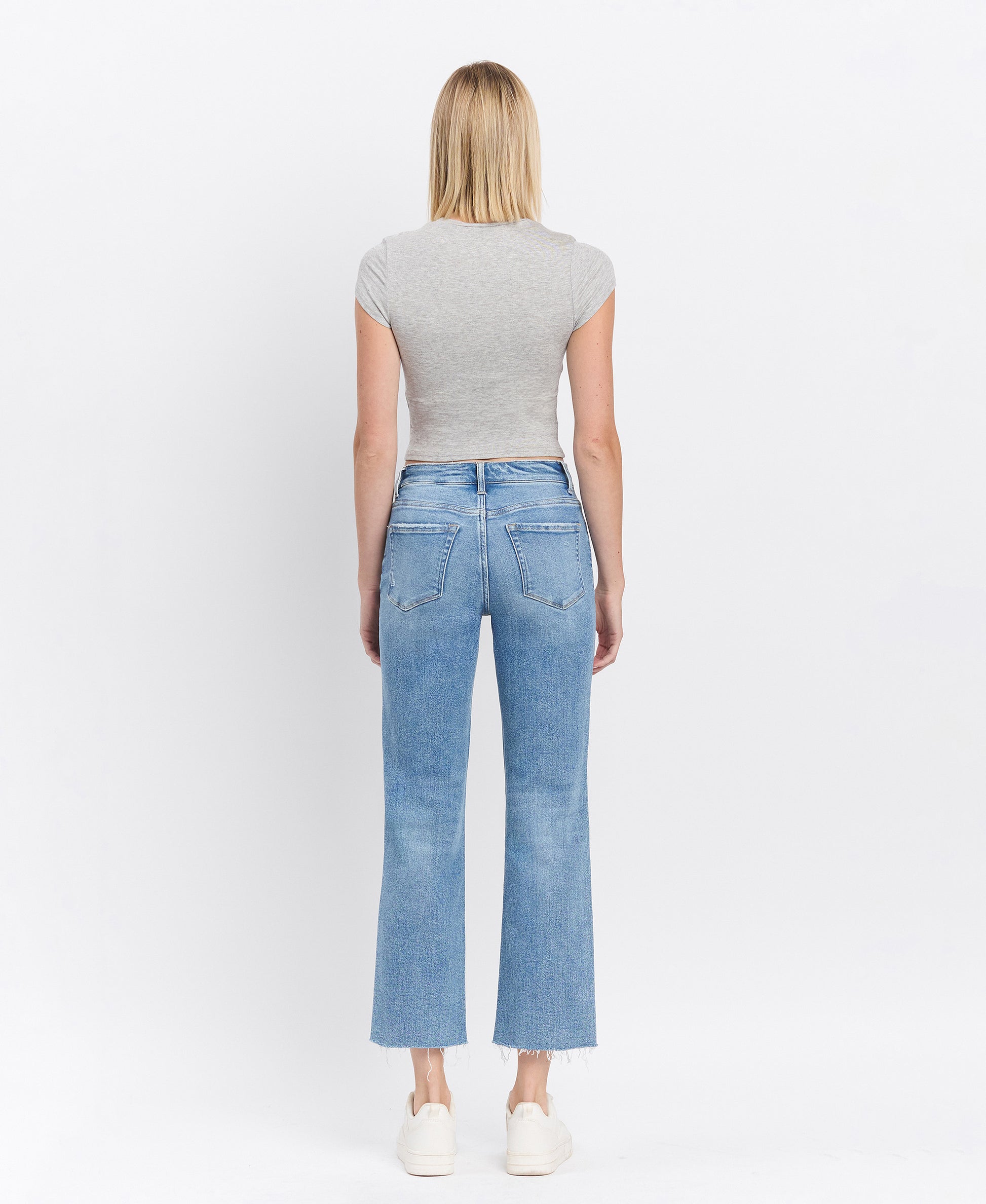 Back product images of Sweet Time - High Rise Ankle Straight Jeans