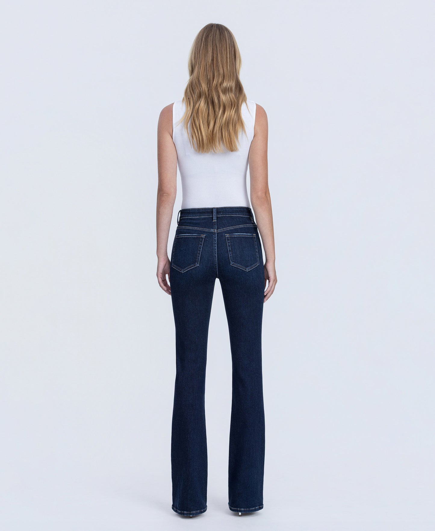 Back product images of Wind River - High Rise Full Length Bootcut Jeans