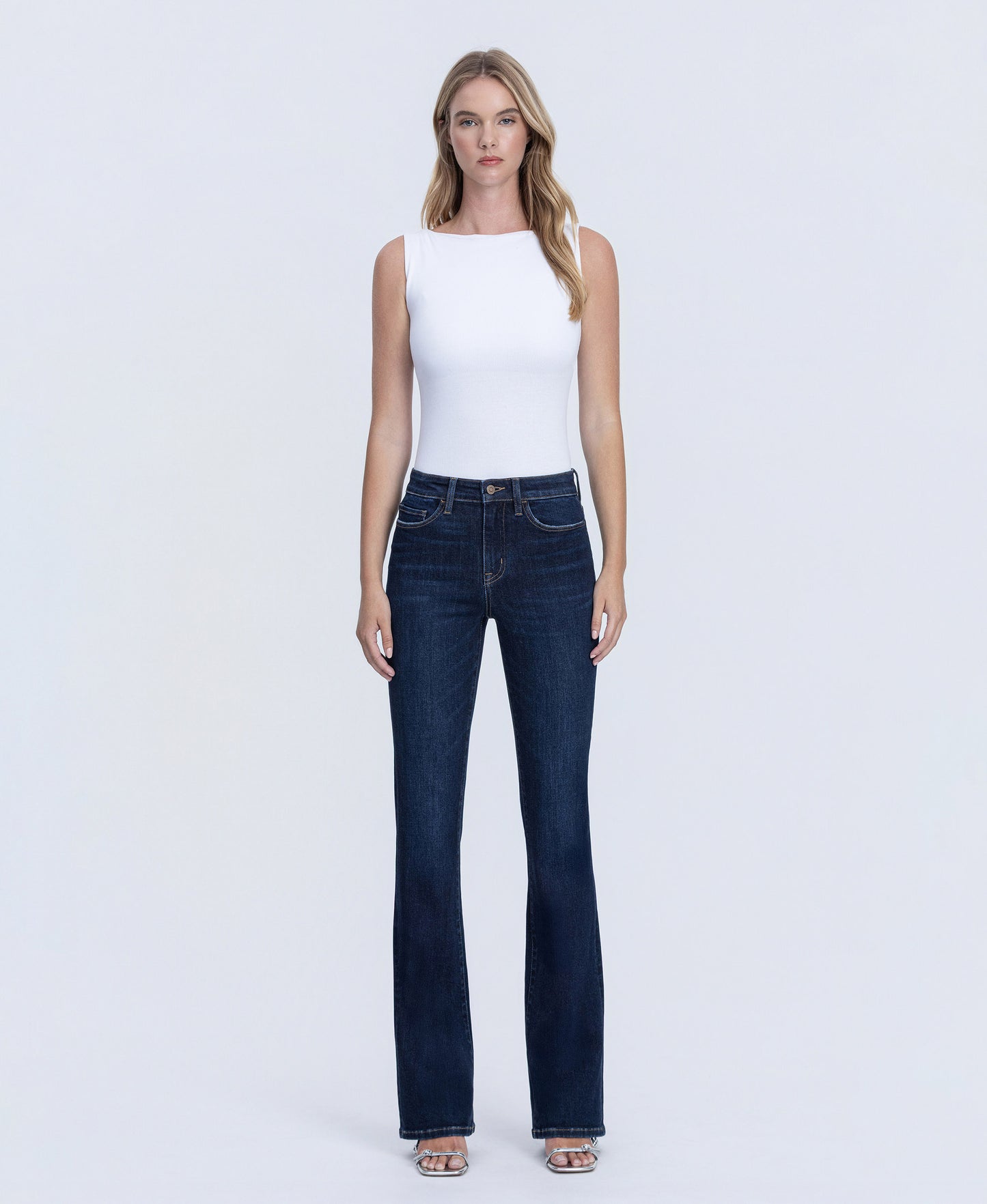 Front product images of Wind River - High Rise Full Length Bootcut Jeans
