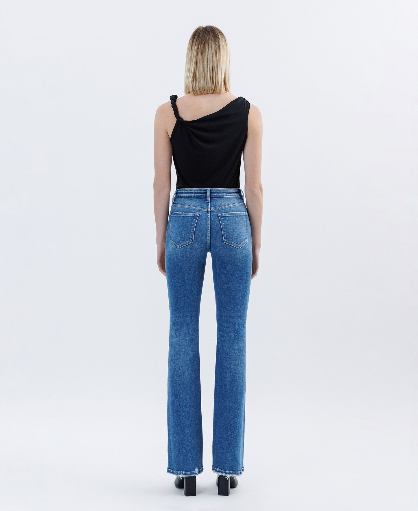Back product images of Regulator - High Rise Full Length Bootcut Jeans