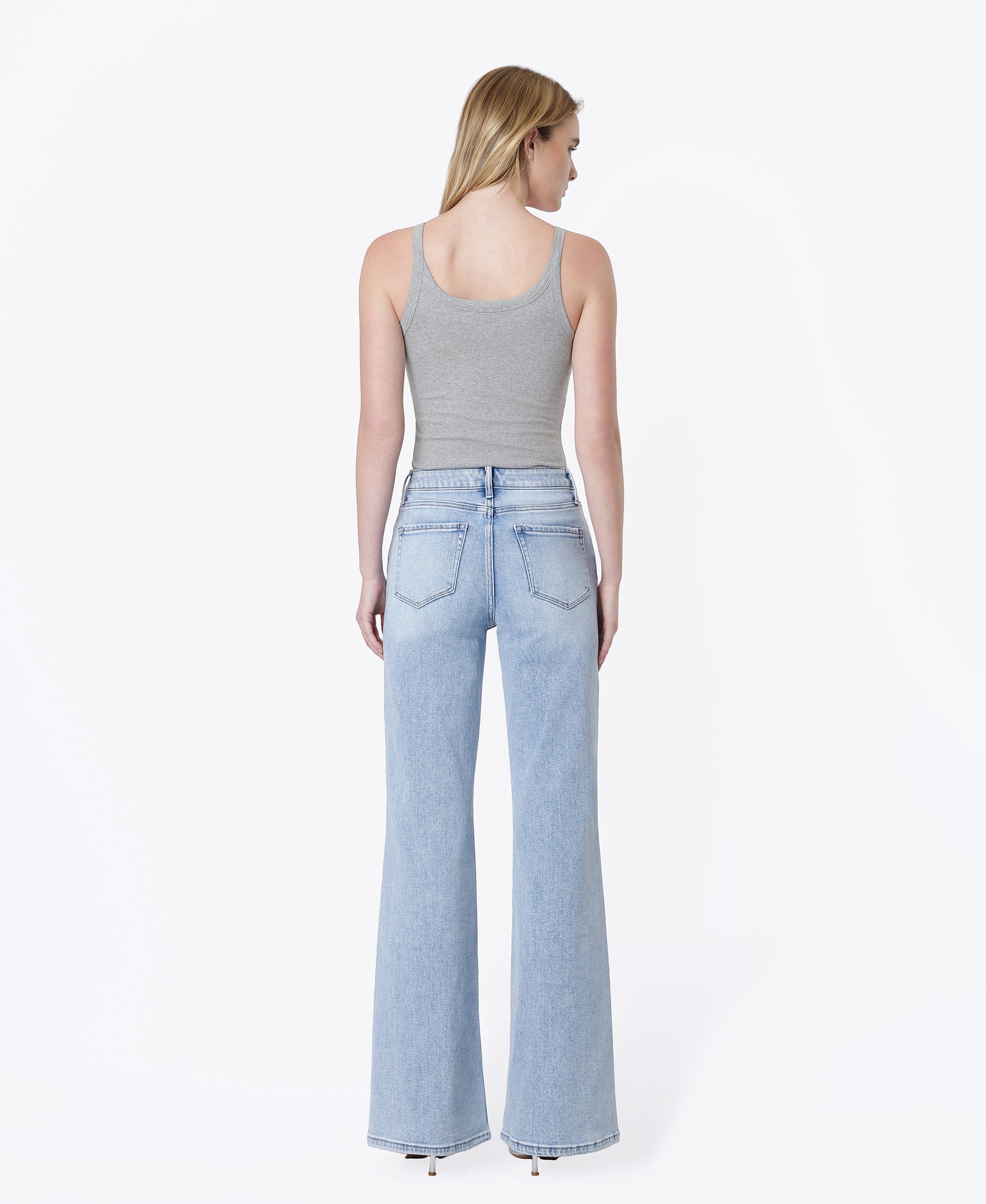 Back product images of Promotor - High Rise Vintage Flare Jeans