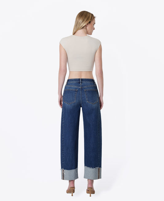 Back product images of Commendable - Super High Rise Side Paneled Barrel Jeans