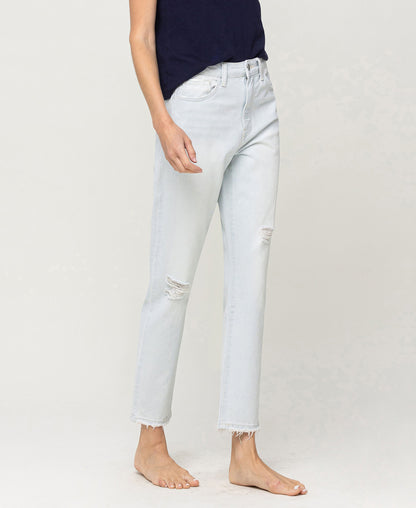 Right 45 degrees product image of Reform - Distressed Mom Jeans