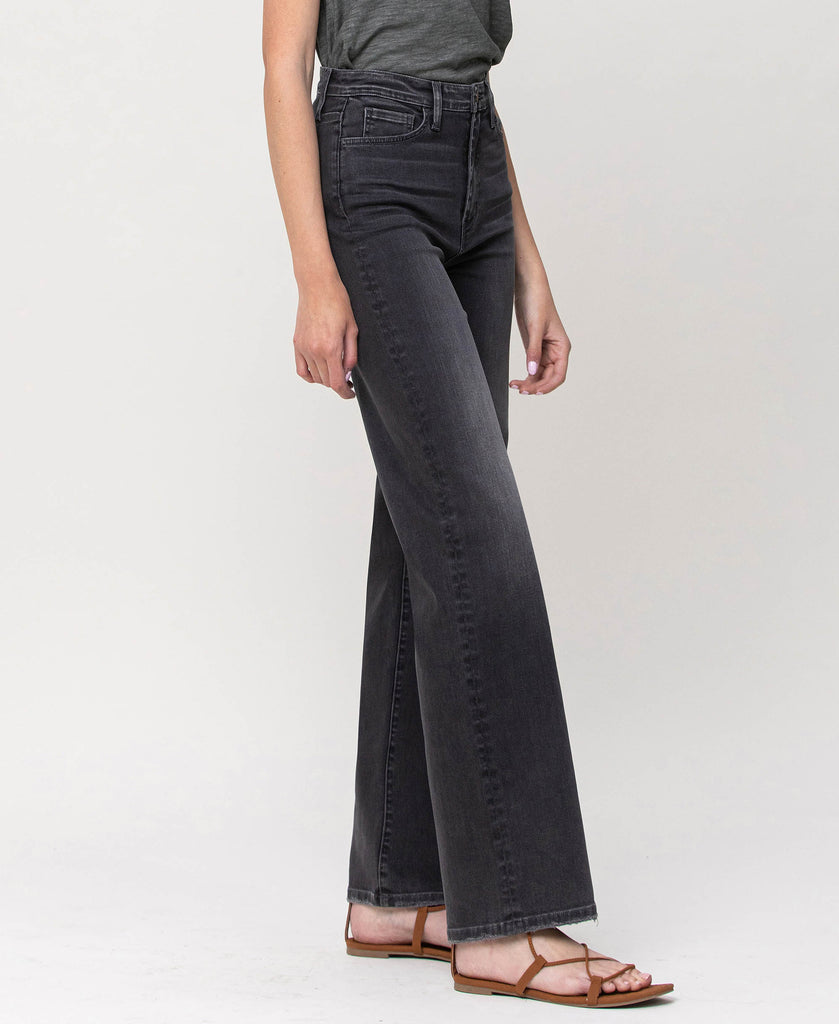 Right side product images of Close To You - Super High Rise Slim Wide Jeans