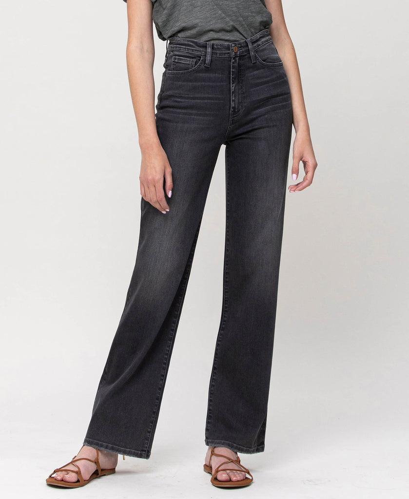 Front product images of Close To You - Super High Rise Slim Wide Jeans