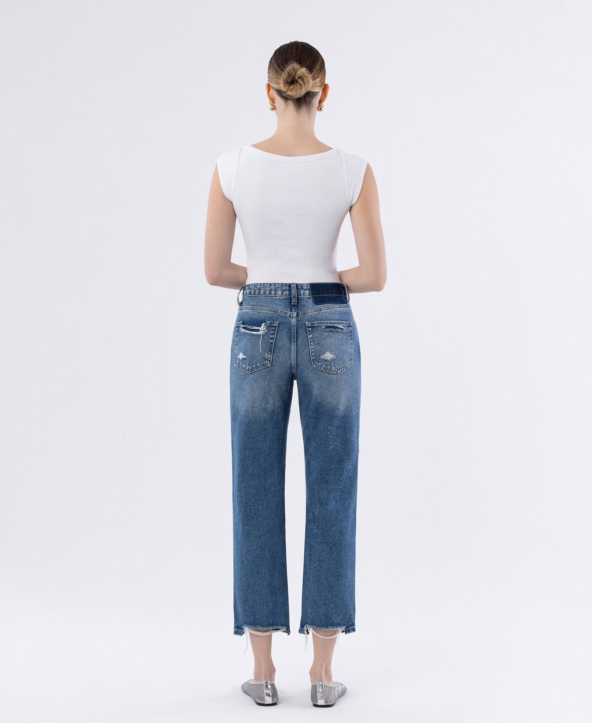 Back product images of Lolita - Super High Rise Straight Jeans