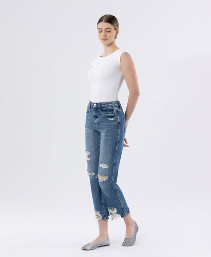 Left 45 degrees product image of Lolita - Super High Rise Straight Jeans