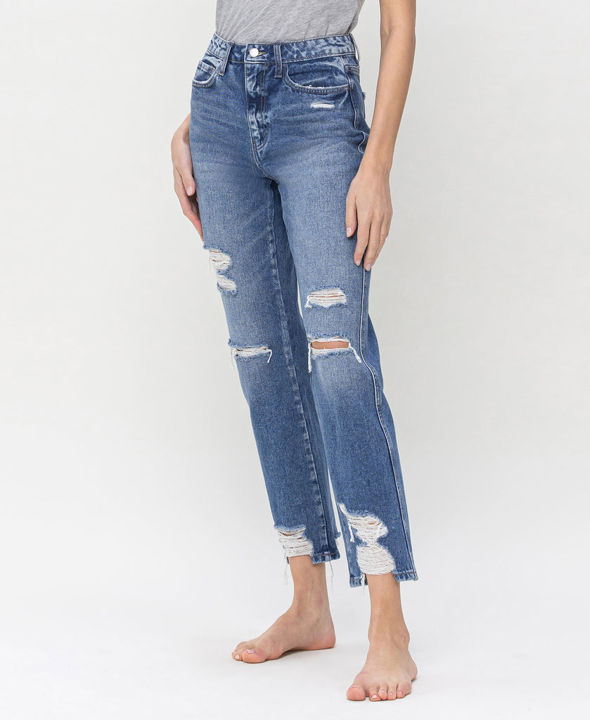 Left 45 degrees product image of Lolita 2 - Super High Rise Straight Jeans