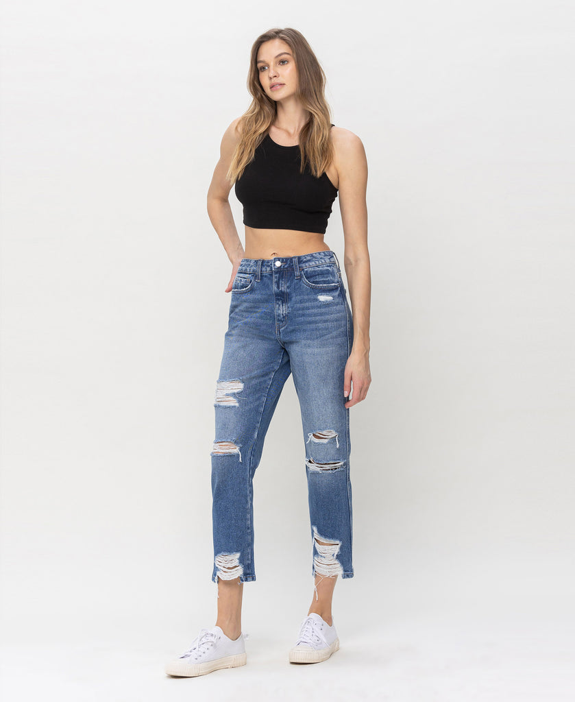 Left 45 degrees product image of Lolita - Super High Rise Straight Jeans